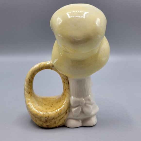 Vintage Porcelain Holly Hobbie Napkin Holders Ceramic Figurine Set Of 6 - Picture 9 of 10